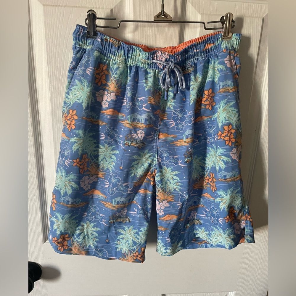 Peter Millar Men’s Tropical Print Swim Trunks Size M